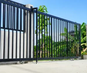 aluminum fence naperville il chicago commercial fencing