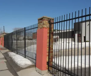 vinyl fence grayslake il chicago commercial fencing