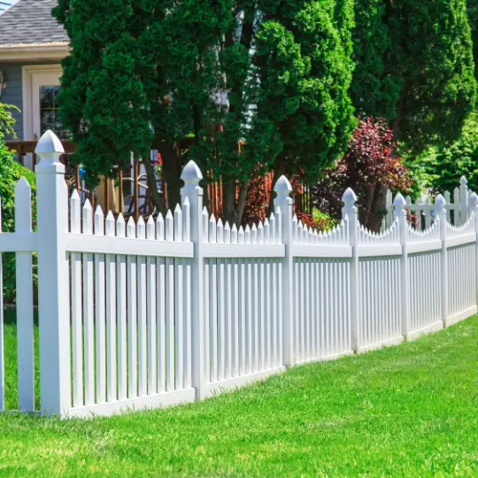 vinyl fence streamwood il chicago commercial fencing