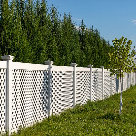 vinyl fence winfield il chicago commercial fencing