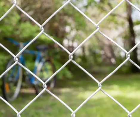 steel fence belmont terrace il chicago commercial fencing.webp