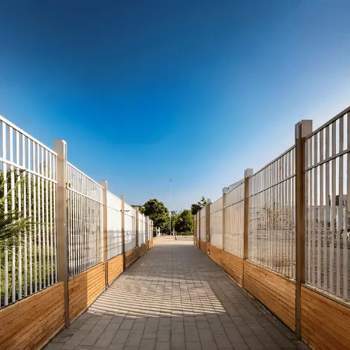 wood fence sheridan station corridor chicago il chicago commercial fencing.webp