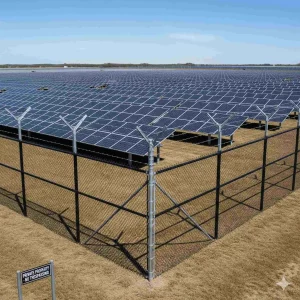 security fencing for solar farms