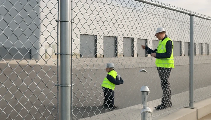 chain link fence specifications for distribution centers that insurers actually ask about