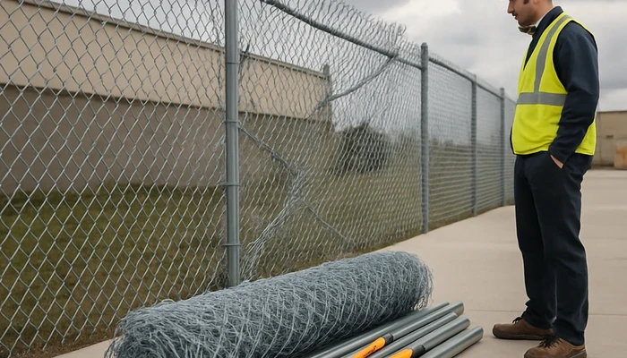 repair or replace a storm damaged commercial fence the insurance ready decision repair or replace a storm damaged commercial fence the insurance ready decision