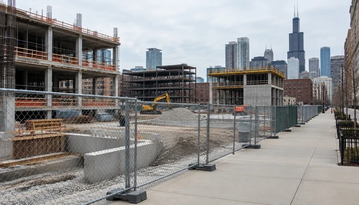 temporary fence plans for multi phase chicago construction sites with public sidewalk exposure temporary fence plans for multi phase chicago construction sites with public sidewalk exposure